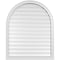 Ekena Millwork Round Top Surface Mount PVC Gable Vent: Functional, w/ 2"W x 2"P Brickmould Sill Frame, 34"W x 42"H GVPRT34X4203SF - alternate 1